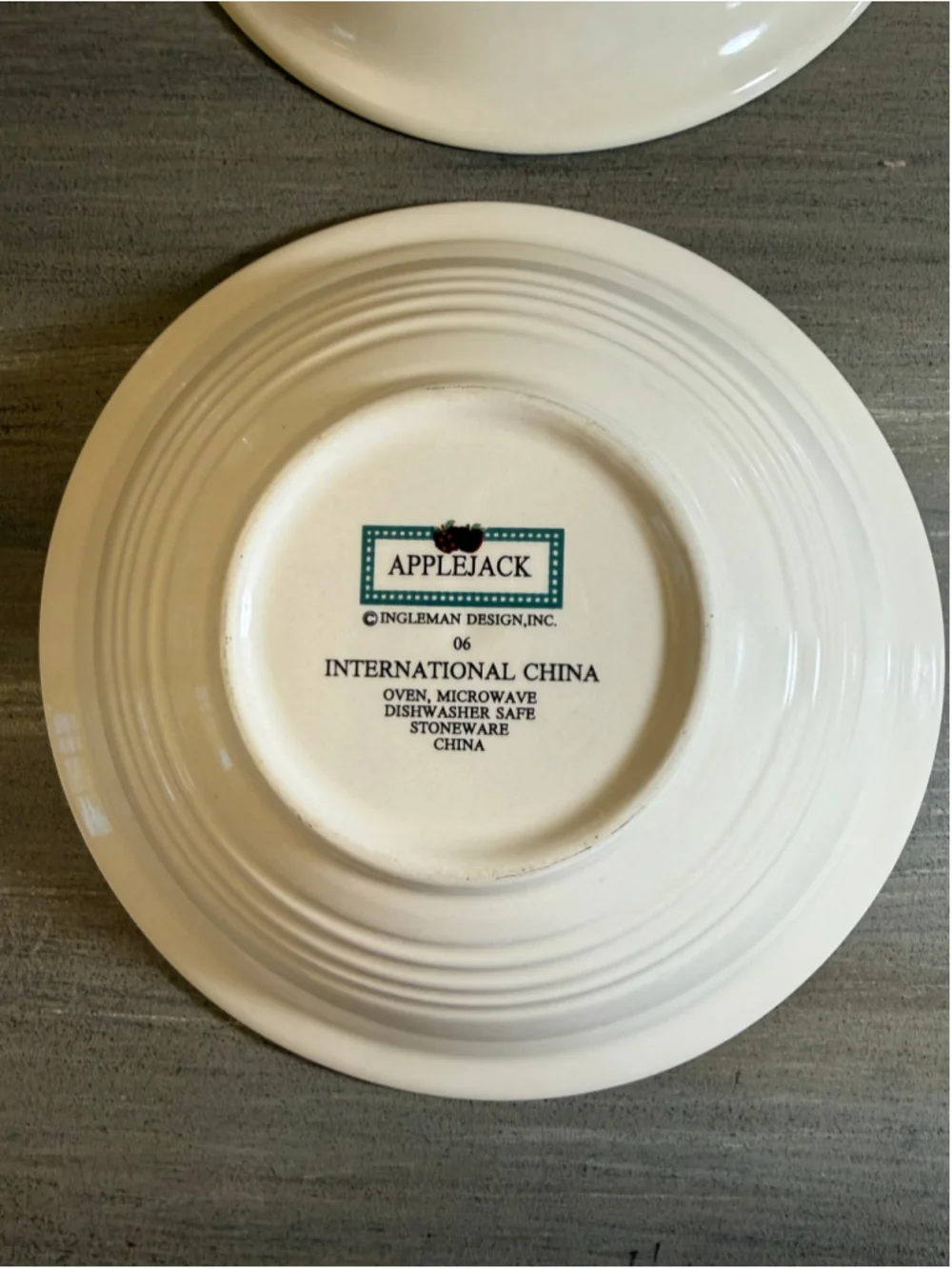 Set of 4 International China 